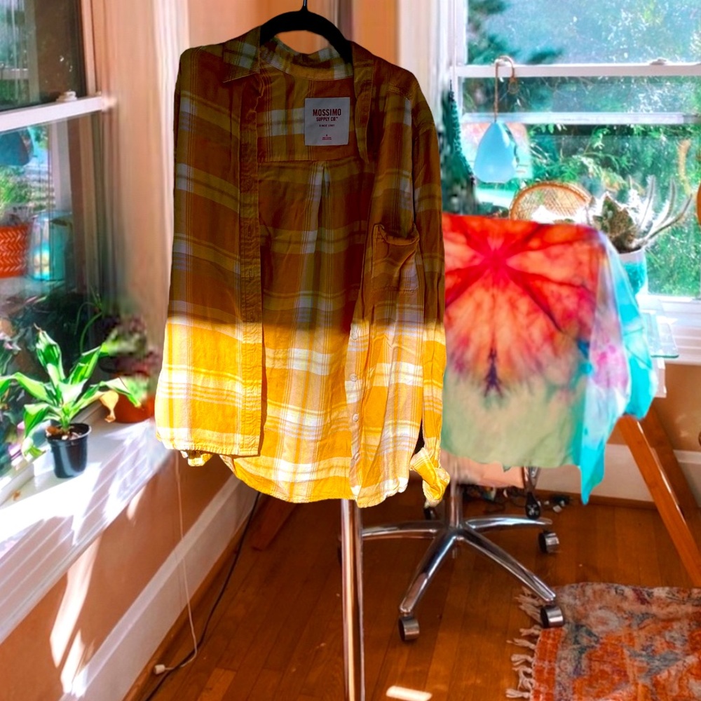 yellow sunray flannel 🌊